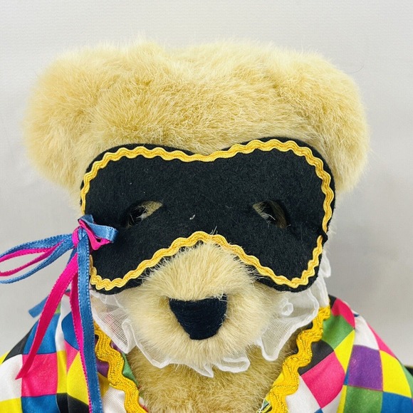 Bal Masque‎ Fluffy Vanderbear Plush Bear 12" Legendary Party Collection NABCO - Picture 2 of 8